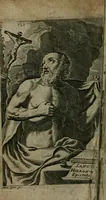 An illustration from D. Hieronymi Stridoniensis epistolae selectae et in libros tres distributae : opera D. Petri Canisij (1687)