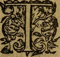 An illustration from A dial for all agues : conteininge the names in Greeke, Latten, and Englyshe, with the diversities of them, symple and compounde, proper and accident, definitions, devisions, causes, and signes, comenly hetherto knowen : very profitable for al men (1566)