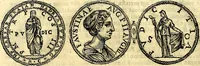 An illustration from Dialoghi di d. Antonio Agostini arcivescovo de Tarracona; sopra le medaglie, iscrizioni, e altre antichita: (1698)