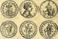 An illustration from Dialoghi di d. Antonio Agostini arcivescovo de Tarracona; sopra le medaglie, iscrizioni, e altre antichita: (1698)