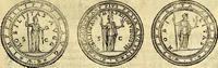 An illustration from Dialoghi di d. Antonio Agostini arcivescovo de Tarracona; sopra le medaglie, iscrizioni, e altre antichita: (1698)