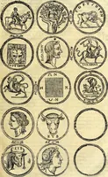 An illustration from Dialoghi di d. Antonio Agostini arcivescovo de Tarracona; sopra le medaglie, iscrizioni, e altre antichita: (1698)