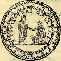 An illustration from Dialoghi di d. Antonio Agostini arcivescovo de Tarracona; sopra le medaglie, iscrizioni, e altre antichita: (1698)