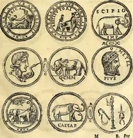 An illustration from Dialoghi di d. Antonio Agostini arcivescovo de Tarracona; sopra le medaglie, iscrizioni, e altre antichita: (1698)