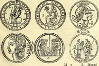 An illustration from Dialoghi di d. Antonio Agostini arcivescovo de Tarracona; sopra le medaglie, iscrizioni, e altre antichita: (1698)