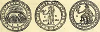 An illustration from Dialoghi di d. Antonio Agostini arcivescovo de Tarracona; sopra le medaglie, iscrizioni, e altre antichita: (1698)