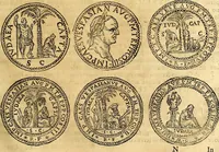 An illustration from Dialoghi di d. Antonio Agostini arcivescovo de Tarracona; sopra le medaglie, iscrizioni, e altre antichita: (1698)