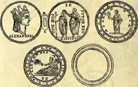 An illustration from Dialoghi di d. Antonio Agostini arcivescovo de Tarracona; sopra le medaglie, iscrizioni, e altre antichita: (1698)