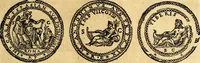 An illustration from Dialoghi di d. Antonio Agostini arcivescovo de Tarracona; sopra le medaglie, iscrizioni, e altre antichita: (1698)