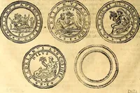An illustration from Dialoghi di d. Antonio Agostini arcivescovo de Tarracona; sopra le medaglie, iscrizioni, e altre antichita: (1698)