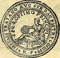 An illustration from Dialoghi di d. Antonio Agostini arcivescovo de Tarracona; sopra le medaglie, iscrizioni, e altre antichita: (1698)