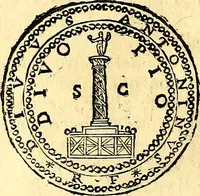 An illustration from Dialoghi di d. Antonio Agostini arcivescovo de Tarracona; sopra le medaglie, iscrizioni, e altre antichita: (1698)