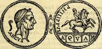 An illustration from Dialoghi di d. Antonio Agostini arcivescovo de Tarracona; sopra le medaglie, iscrizioni, e altre antichita: (1698)