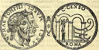 An illustration from Dialoghi di d. Antonio Agostini arcivescovo de Tarracona; sopra le medaglie, iscrizioni, e altre antichita: (1698)