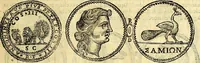 An illustration from Dialoghi di d. Antonio Agostini arcivescovo de Tarracona; sopra le medaglie, iscrizioni, e altre antichita: (1698)