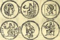 An illustration from Dialoghi di d. Antonio Agostini arcivescovo de Tarracona; sopra le medaglie, iscrizioni, e altre antichita: (1698)