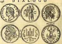An illustration from Dialoghi di d. Antonio Agostini arcivescovo de Tarracona; sopra le medaglie, iscrizioni, e altre antichita: (1698)