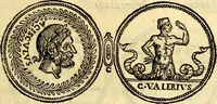 An illustration from Dialoghi di d. Antonio Agostini arcivescovo de Tarracona; sopra le medaglie, iscrizioni, e altre antichita: (1698)