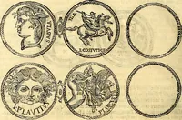 An illustration from Dialoghi di d. Antonio Agostini arcivescovo de Tarracona; sopra le medaglie, iscrizioni, e altre antichita: (1698)