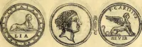 An illustration from Dialoghi di d. Antonio Agostini arcivescovo de Tarracona; sopra le medaglie, iscrizioni, e altre antichita: (1698)