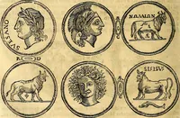 An illustration from Dialoghi di d. Antonio Agostini arcivescovo de Tarracona; sopra le medaglie, iscrizioni, e altre antichita: (1698)