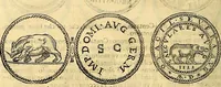 An illustration from Dialoghi di d. Antonio Agostini arcivescovo de Tarracona; sopra le medaglie, iscrizioni, e altre antichita: (1698)