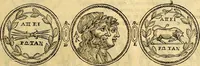 An illustration from Dialoghi di d. Antonio Agostini arcivescovo de Tarracona; sopra le medaglie, iscrizioni, e altre antichita: (1698)