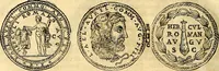 An illustration from Dialoghi di d. Antonio Agostini arcivescovo de Tarracona; sopra le medaglie, iscrizioni, e altre antichita: (1698)