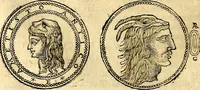 An illustration from Dialoghi di d. Antonio Agostini arcivescovo de Tarracona; sopra le medaglie, iscrizioni, e altre antichita: (1698)