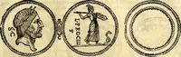An illustration from Dialoghi di d. Antonio Agostini arcivescovo de Tarracona; sopra le medaglie, iscrizioni, e altre antichita: (1698)