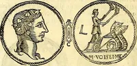 An illustration from Dialoghi di d. Antonio Agostini arcivescovo de Tarracona; sopra le medaglie, iscrizioni, e altre antichita: (1698)