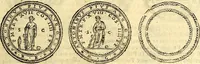 An illustration from Dialoghi di d. Antonio Agostini arcivescovo de Tarracona; sopra le medaglie, iscrizioni, e altre antichita: (1698)