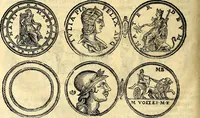 An illustration from Dialoghi di d. Antonio Agostini arcivescovo de Tarracona; sopra le medaglie, iscrizioni, e altre antichita: (1698)