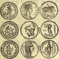 An illustration from Dialoghi di d. Antonio Agostini arcivescovo de Tarracona; sopra le medaglie, iscrizioni, e altre antichita: (1698)