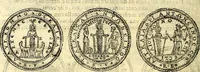 An illustration from Dialoghi di d. Antonio Agostini arcivescovo de Tarracona; sopra le medaglie, iscrizioni, e altre antichita: (1698)