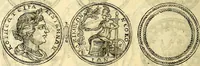 An illustration from Dialoghi di d. Antonio Agostini arcivescovo de Tarracona; sopra le medaglie, iscrizioni, e altre antichita: (1698)