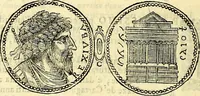 An illustration from Dialoghi di d. Antonio Agostini arcivescovo de Tarracona; sopra le medaglie, iscrizioni, e altre antichita: (1698)