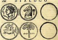 An illustration from Dialoghi di d. Antonio Agostini arcivescovo de Tarracona; sopra le medaglie, iscrizioni, e altre antichita: (1698)