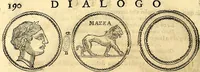 An illustration from Dialoghi di d. Antonio Agostini arcivescovo de Tarracona; sopra le medaglie, iscrizioni, e altre antichita: (1698)