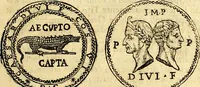 An illustration from Dialoghi di d. Antonio Agostini arcivescovo de Tarracona; sopra le medaglie, iscrizioni, e altre antichita: (1698)