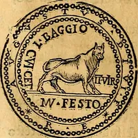 An illustration from Dialoghi di d. Antonio Agostini arcivescovo de Tarracona; sopra le medaglie, iscrizioni, e altre antichita: (1698)