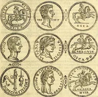 An illustration from Dialoghi di d. Antonio Agostini arcivescovo de Tarracona; sopra le medaglie, iscrizioni, e altre antichita: (1698)