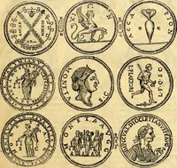 An illustration from Dialoghi di d. Antonio Agostini arcivescovo de Tarracona; sopra le medaglie, iscrizioni, e altre antichita: (1698)