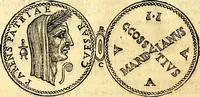 An illustration from Dialoghi di d. Antonio Agostini arcivescovo de Tarracona; sopra le medaglie, iscrizioni, e altre antichita: (1698)