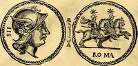 An illustration from Dialoghi di d. Antonio Agostini arcivescovo de Tarracona; sopra le medaglie, iscrizioni, e altre antichita: (1698)
