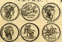 An illustration from Dialoghi di d. Antonio Agostini arcivescovo de Tarracona; sopra le medaglie, iscrizioni, e altre antichita: (1698)