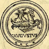 An illustration from Dialoghi di d. Antonio Agostini arcivescovo de Tarracona; sopra le medaglie, iscrizioni, e altre antichita: (1698)
