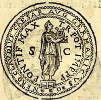 An illustration from Dialoghi di d. Antonio Agostini arcivescovo de Tarracona; sopra le medaglie, iscrizioni, e altre antichita: (1698)