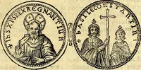 An illustration from Dialoghi di d. Antonio Agostini arcivescovo de Tarracona; sopra le medaglie, iscrizioni, e altre antichita: (1698)