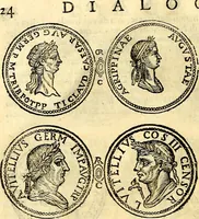 An illustration from Dialoghi di d. Antonio Agostini arcivescovo de Tarracona; sopra le medaglie, iscrizioni, e altre antichita: (1698)